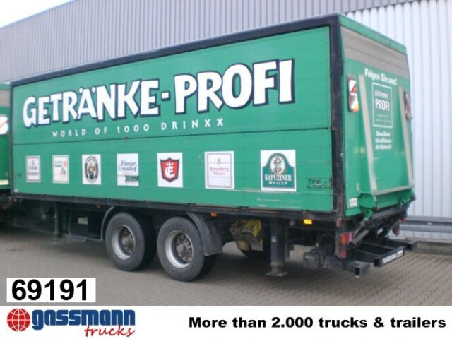 Kögel ZFHB 18, Böse Getränkekoffer, BÄR LBW - Затворена каросерия ремарке: снимка 1 Kögel ZFHB 18, Böse Getränkekoffer, BÄR LBW - Затворена каросерия ремарке: снимка 1