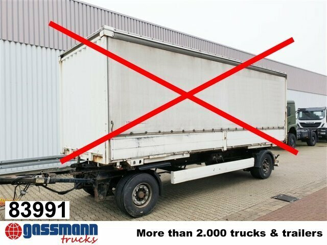 Krone AZW 18 - Контейнеровоз/ Сменна каросерия ремарке: снимка 1 Krone AZW 18 - Контейнеровоз/ Сменна каросерия ремарке: снимка 1