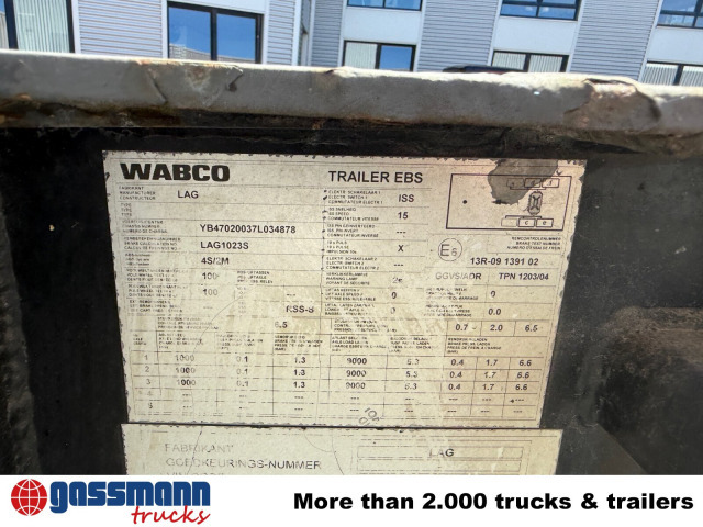 Lag 0-3-39 CD Containerchassis, 20ft und 30ft, ADR - Контейнеровоз/ Сменна каросерия полуремарке: снимка 2 Lag 0-3-39 CD Containerchassis, 20ft und 30ft, ADR - Контейнеровоз/ Сменна каросерия полуремарке: снимка 2