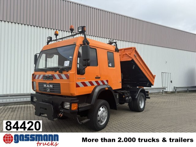 MAN 14.225 LAK 4x4 BB Doka, Winterdienstausstattung - Самосвал камион: снимка 1 MAN 14.225 LAK 4x4 BB Doka, Winterdienstausstattung - Самосвал камион: снимка 1