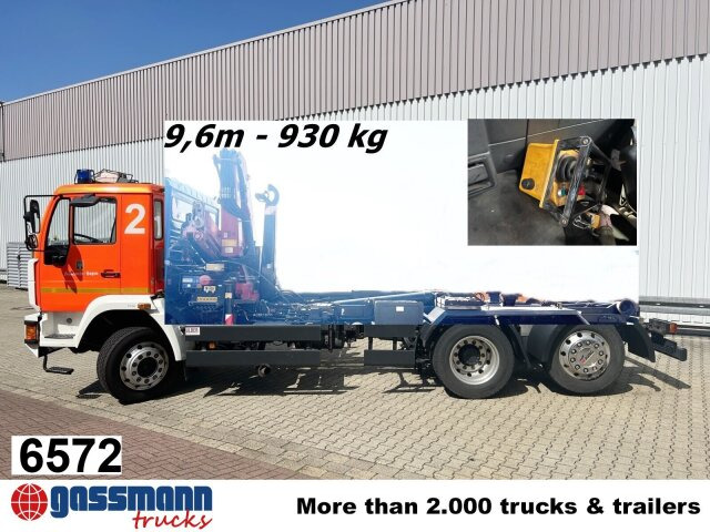MAN 25/18.284 6x2-4 LL,Kran HMF 1113 K3, Funk, - Мултилифт с кука камион, Камион с кран: снимка 1 MAN 25/18.284 6x2-4 LL,Kran HMF 1113 K3, Funk, - Мултилифт с кука камион, Камион с кран: снимка 1