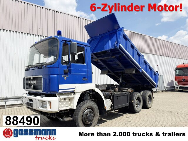 MAN 27.403 6x6 BB, EX-THW - Самосвал камион: снимка 1 MAN 27.403 6x6 BB, EX-THW - Самосвал камион: снимка 1