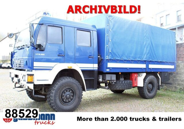 MAN LE 18.280 4x4 BB Doka, Ex-THW, LBW, - Бордови камион: снимка 1 MAN LE 18.280 4x4 BB Doka, Ex-THW, LBW, - Бордови камион: снимка 1