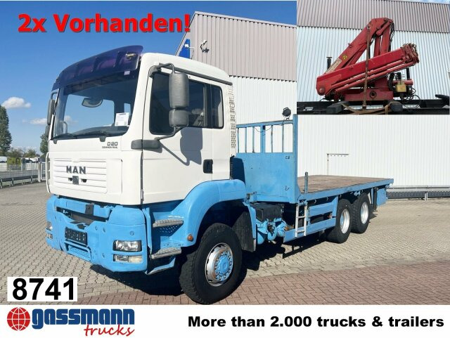 MAN TGA 26.310 6X6 BB mit Kran HMF 1253-K4, Funk - Бордови камион, Камион с кран: снимка 1 MAN TGA 26.310 6X6 BB mit Kran HMF 1253-K4, Funk - Бордови камион, Камион с кран: снимка 1