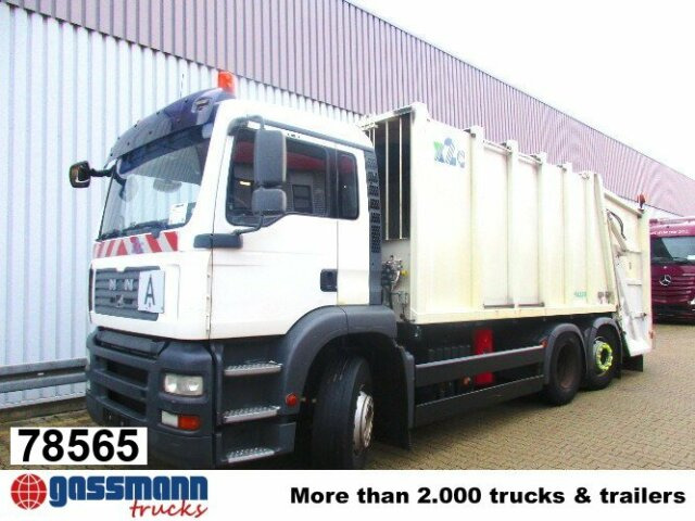 MAN TGA 26.310 BL 6x2, Haller M21-x2c, 21m³ - Боклукчийска кола: снимка 1 MAN TGA 26.310 BL 6x2, Haller M21-x2c, 21m³ - Боклукчийска кола: снимка 1