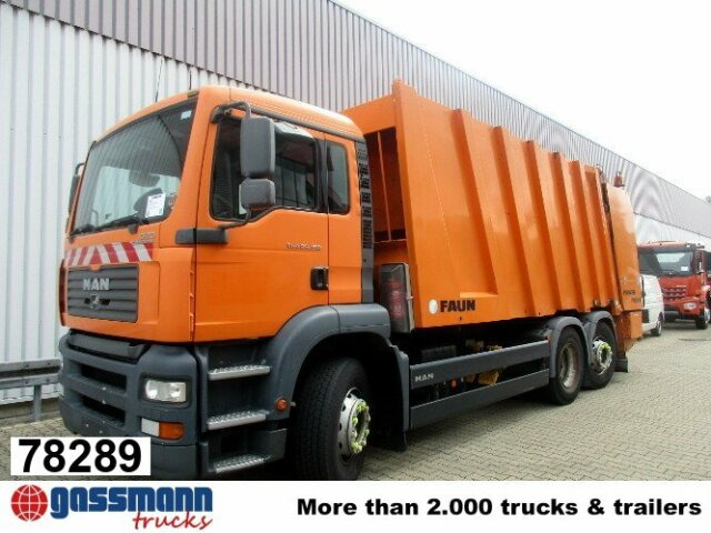 MAN TGA 26.350/400 6x2-2BL FAUN POWER PRESS 524, - Боклукчийска кола: снимка 1 MAN TGA 26.350/400 6x2-2BL FAUN POWER PRESS 524, - Боклукчийска кола: снимка 1