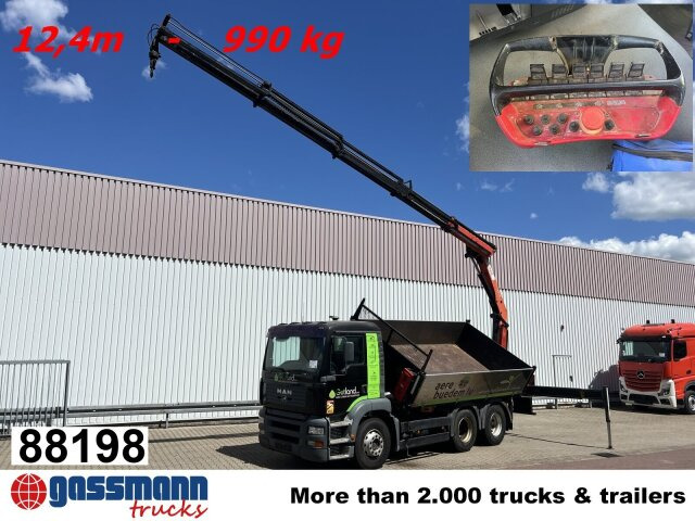 MAN TGA 26.363 6x4 BB, PK 16502 C Kran, absattelbar, - Самосвал камион, Камион с кран: снимка 1 MAN TGA 26.363 6x4 BB, PK 16502 C Kran, absattelbar, - Самосвал камион, Камион с кран: снимка 1