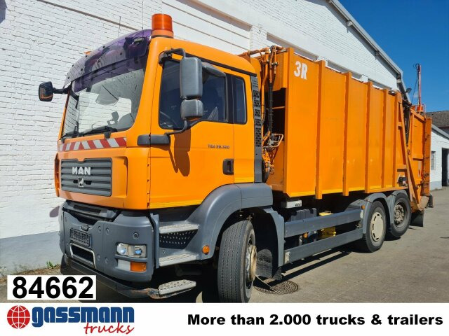 MAN TGA 28.320 6X2-4 BL, Lenkachse, Schörling - Боклукчийска кола: снимка 1 MAN TGA 28.320 6X2-4 BL, Lenkachse, Schörling - Боклукчийска кола: снимка 1