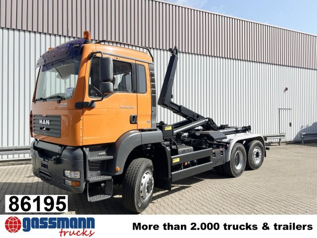 MAN TGA 28.350 6X4-4 BL, Lift-/Lenkachse, Meiller - Мултилифт с кука камион: снимка 1 MAN TGA 28.350 6X4-4 BL, Lift-/Lenkachse, Meiller - Мултилифт с кука камион: снимка 1