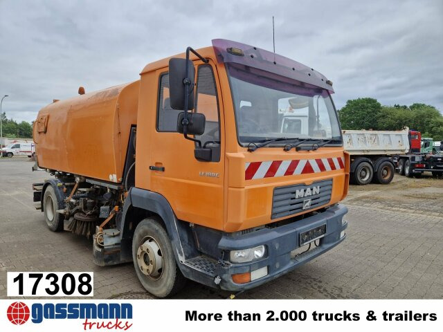 MAN TGL 12.180 , Bucher Kehrmaschine CF 50 - Мотометачна машина: снимка 1 MAN TGL 12.180 , Bucher Kehrmaschine CF 50 - Мотометачна машина: снимка 1