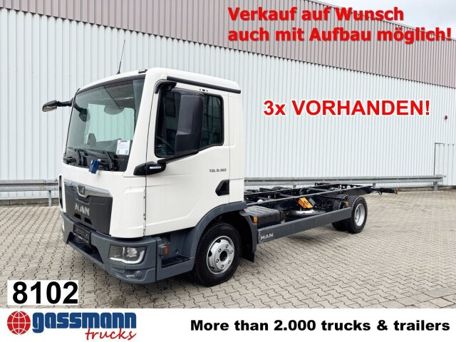 MAN TGL 8.160 4x2 BL CH, 3x VORHANDEN! - Шаси кабина: снимка 1 MAN TGL 8.160 4x2 BL CH, 3x VORHANDEN! - Шаси кабина: снимка 1