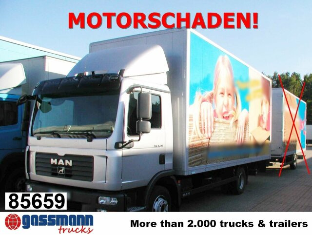 MAN TGL 8.210 4X2 BL mit LBW MBB, MOTORSCHADEN! - Камион фургон: снимка 1 MAN TGL 8.210 4X2 BL mit LBW MBB, MOTORSCHADEN! - Камион фургон: снимка 1