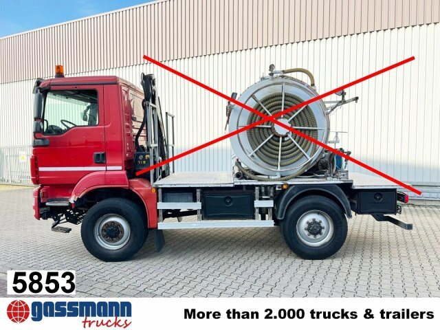 MAN TGM 13.250/340 4X4BL, Einzelbereifung, 2x - Шаси кабина, Камион с кран: снимка 1 MAN TGM 13.250/340 4X4BL, Einzelbereifung, 2x - Шаси кабина, Камион с кран: снимка 1