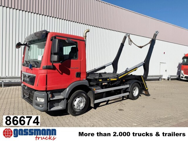 MAN TGM 15/16.290 4X2 BL, Tele-Absetzer, Funk - Мултилифт за контейнери камион: снимка 1 MAN TGM 15/16.290 4X2 BL, Tele-Absetzer, Funk - Мултилифт за контейнери камион: снимка 1