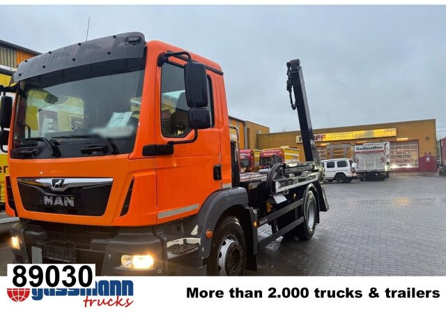 MAN TGM 18.290 4x2 BB, Tele-Absetzer - Мултилифт за контейнери камион: снимка 1 MAN TGM 18.290 4x2 BB, Tele-Absetzer - Мултилифт за контейнери камион: снимка 1