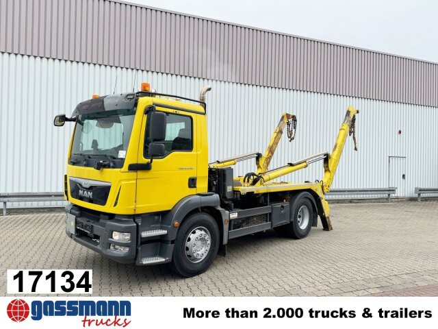 MAN TGM 18.290 4x2 BL, Meiller Teleabsetzkipper, - Мултилифт за контейнери камион: снимка 1 MAN TGM 18.290 4x2 BL, Meiller Teleabsetzkipper, - Мултилифт за контейнери камион: снимка 1