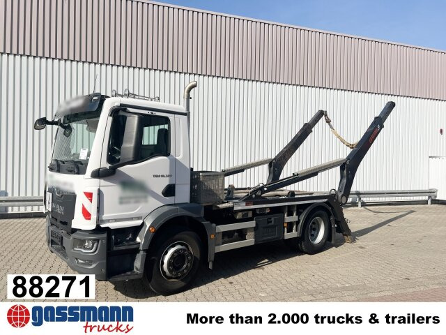 MAN TGM 18.320 4x2 BL, Hiab Tele-Absetzanlage, Funk - Мултилифт за контейнери камион: снимка 1 MAN TGM 18.320 4x2 BL, Hiab Tele-Absetzanlage, Funk - Мултилифт за контейнери камион: снимка 1