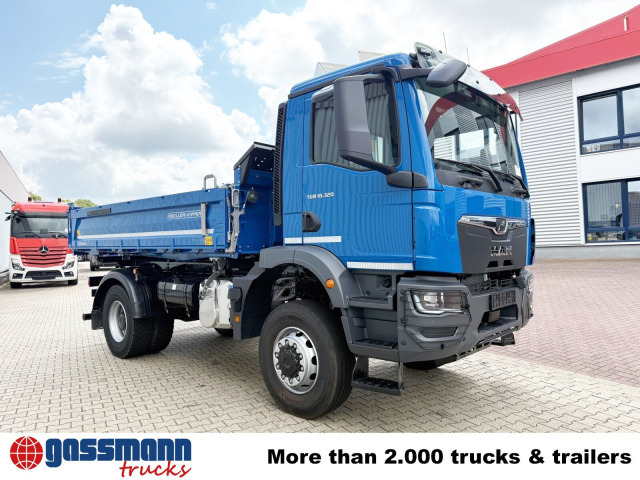 Нови Самосвал камион MAN TGM 18.320 4x4 BB CH, Navi, Meiller Trigenius: снимка 10
