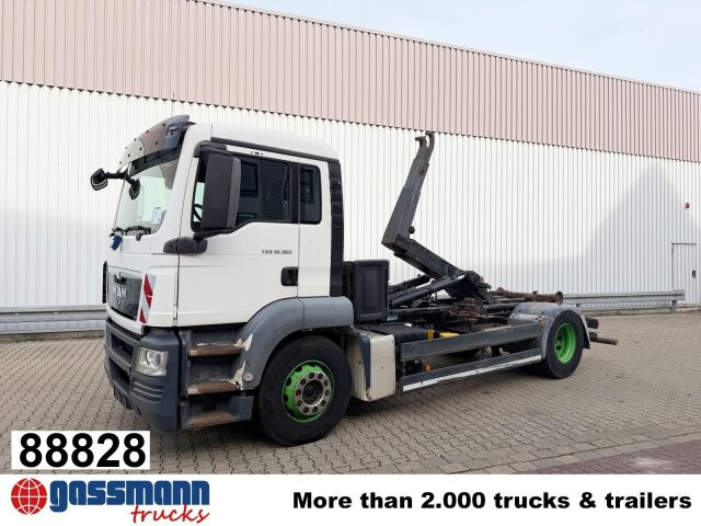 MAN TGS 18.360 4X2 BL, Hyva 10.45 S, - Мултилифт с кука камион: снимка 1 MAN TGS 18.360 4X2 BL, Hyva 10.45 S, - Мултилифт с кука камион: снимка 1