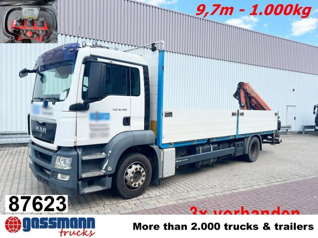 MAN TGS 18.400 4X2 BL, Kran PK 12002-EH B Funk, 2x - Бордови камион, Камион с кран: снимка 1 MAN TGS 18.400 4X2 BL, Kran PK 12002-EH B Funk, 2x - Бордови камион, Камион с кран: снимка 1
