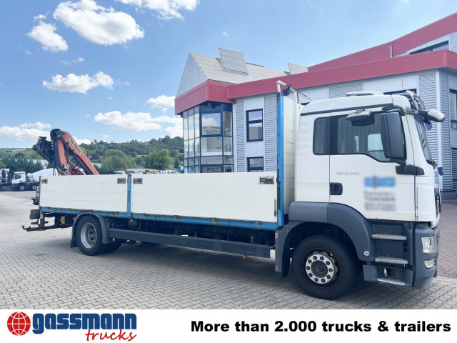 Бордови камион, Камион с кран MAN TGS 18.400 4X2 BL, Kran PK 12002-EH B Funk, 2x: снимка 11