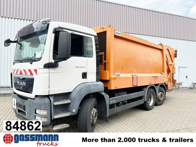 MAN TGS 26.320/400 6x2-4 BL, Lift-/Lenkachse, Heil - Боклукчийска кола: снимка 1 MAN TGS 26.320/400 6x2-4 BL, Lift-/Lenkachse, Heil - Боклукчийска кола: снимка 1