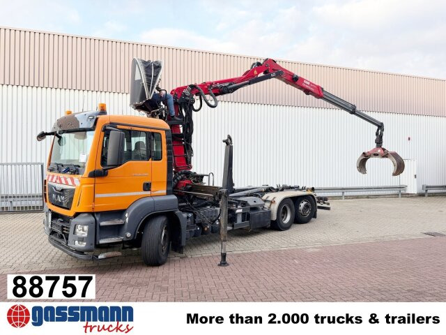 MAN TGS 26.400 6x2-4 BL, Motorabtrieb, - Мултилифт с кука камион, Камион с кран: снимка 1 MAN TGS 26.400 6x2-4 BL, Motorabtrieb, - Мултилифт с кука камион, Камион с кран: снимка 1