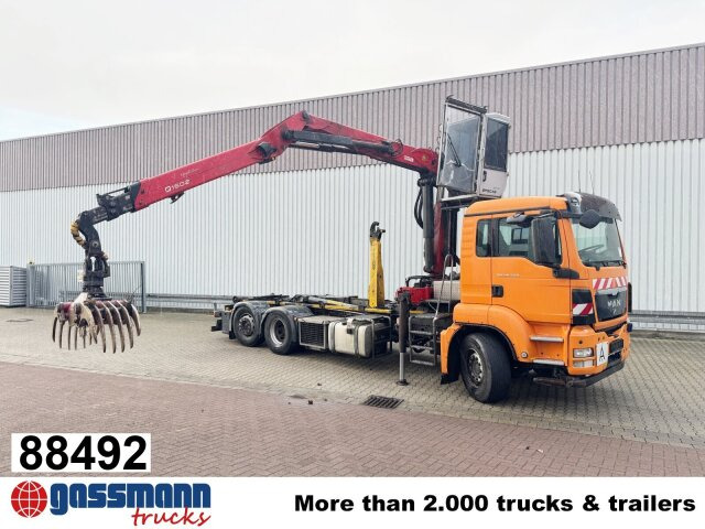 MAN TGS 26.440 6x2-4 BL, Lenk-/Liftachse, - Мултилифт с кука камион, Камион с кран: снимка 1 MAN TGS 26.440 6x2-4 BL, Lenk-/Liftachse, - Мултилифт с кука камион, Камион с кран: снимка 1