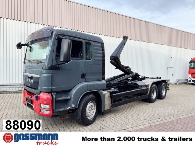 MAN TGS 26.440 6x4 BB, Meiller Schub-Knick - Мултилифт с кука камион: снимка 1 MAN TGS 26.440 6x4 BB, Meiller Schub-Knick - Мултилифт с кука камион: снимка 1