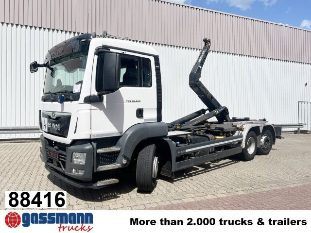 MAN TGS 26.460 6x2-4 BL, Lenk-/Liftachse, Navi - Мултилифт с кука камион: снимка 1 MAN TGS 26.460 6x2-4 BL, Lenk-/Liftachse, Navi - Мултилифт с кука камион: снимка 1