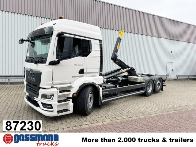 MAN TGS 26.470 6x2-4 LL CH, Retarder, Navi, - Мултилифт с кука камион: снимка 1 MAN TGS 26.470 6x2-4 LL CH, Retarder, Navi, - Мултилифт с кука камион: снимка 1