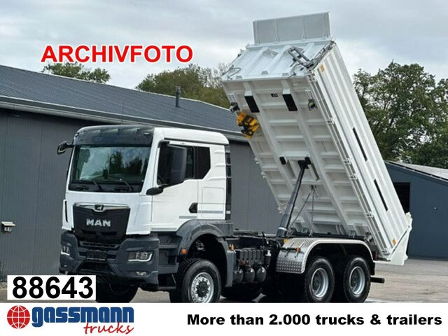 MAN TGS 26.470 6x6 BB, Hohe Bauart, Navi, - Самосвал камион: снимка 1 MAN TGS 26.470 6x6 BB, Hohe Bauart, Navi, - Самосвал камион: снимка 1