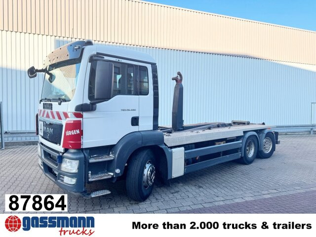 MAN TGS 26.480 6x2-4 BL, Lenk-Liftachse, VDL - Мултилифт с кука камион: снимка 1 MAN TGS 26.480 6x2-4 BL, Lenk-Liftachse, VDL - Мултилифт с кука камион: снимка 1