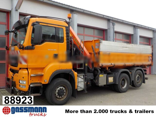 MAN TGS 28.400 6X4-4 BL, Lenk-/Lift, - Самосвал камион, Камион с кран: снимка 1 MAN TGS 28.400 6X4-4 BL, Lenk-/Lift, - Самосвал камион, Камион с кран: снимка 1