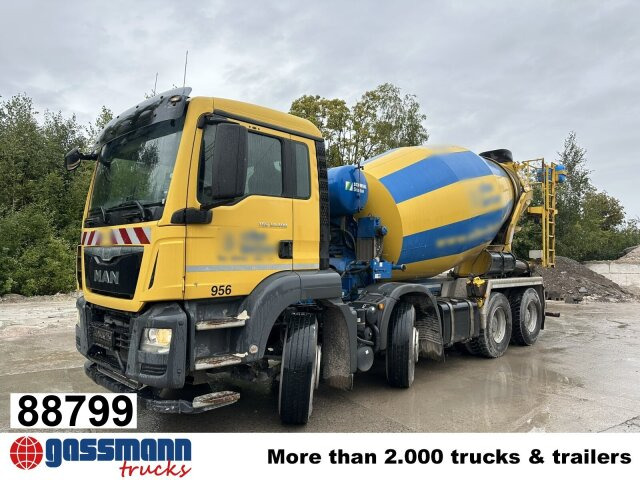 MAN TGS 32.400 8x4 BB, Stetter ca. 9m³ - Бетоновоз: снимка 1 MAN TGS 32.400 8x4 BB, Stetter ca. 9m³ - Бетоновоз: снимка 1