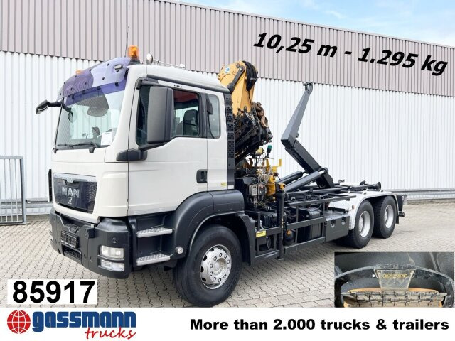 MAN TGS 33.440 6X4 BL mit Kran Effer 165-3S, Funk - Мултилифт с кука камион, Камион с кран: снимка 1 MAN TGS 33.440 6X4 BL mit Kran Effer 165-3S, Funk - Мултилифт с кука камион, Камион с кран: снимка 1