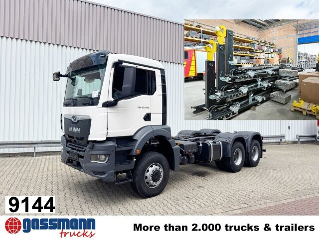 MAN TGS 33.480 6x6 BB CH, Hohe Bauart, Nebenantrieb - Мултилифт с кука камион: снимка 1 MAN TGS 33.480 6x6 BB CH, Hohe Bauart, Nebenantrieb - Мултилифт с кука камион: снимка 1