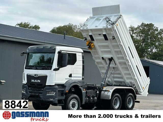 MAN TGS 33.480 6x6 BB CH, Hohe Bauart, Nebenantrieb - Самосвал камион: снимка 1 MAN TGS 33.480 6x6 BB CH, Hohe Bauart, Nebenantrieb - Самосвал камион: снимка 1