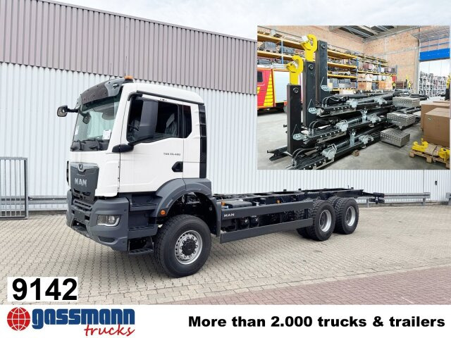 MAN TGS 33.480 6x6 BB CH, Hohe Bauart, Nebenantrieb - Мултилифт с кука камион: снимка 1 MAN TGS 33.480 6x6 BB CH, Hohe Bauart, Nebenantrieb - Мултилифт с кука камион: снимка 1