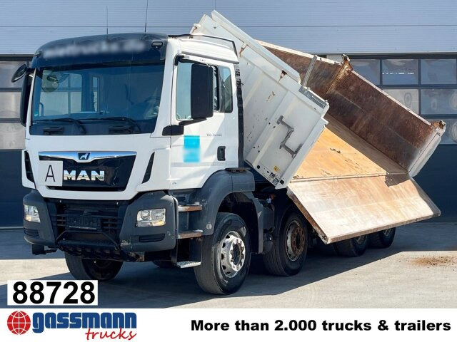 MAN TGS 35.460 8X4 BB, Meiller Bordmatik 13m³ - Самосвал камион: снимка 1 MAN TGS 35.460 8X4 BB, Meiller Bordmatik 13m³ - Самосвал камион: снимка 1