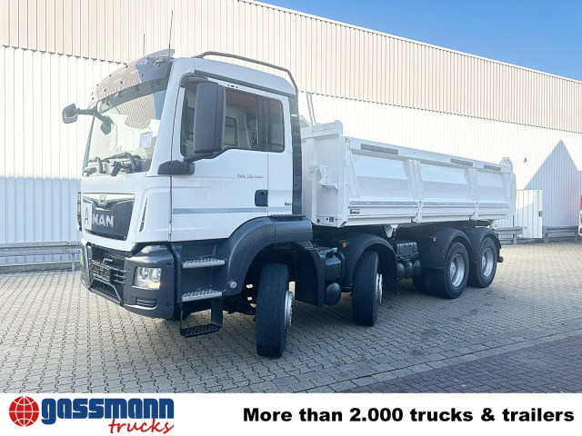 Самосвал камион MAN TGS 35.460 8X4 BB, Meiller Bordmatik 13m³: снимка 11