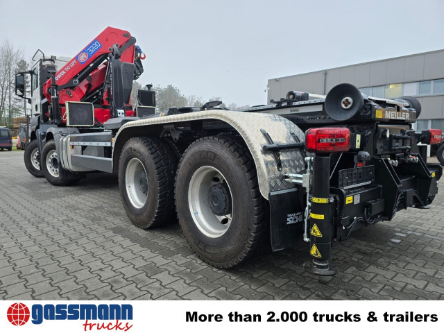 MAN TGS 35.480 8X4 BL, Intarder, Kran HMF 3220-K6, - Мултилифт с кука камион, Камион с кран: снимка 4 MAN TGS 35.480 8X4 BL, Intarder, Kran HMF 3220-K6, - Мултилифт с кука камион, Камион с кран: снимка 4