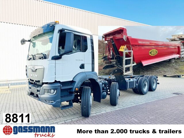 MAN TGS 35.480 8x6H BL CH, HydroDrive, Navi, Meiller - Самосвал: снимка 1 MAN TGS 35.480 8x6H BL CH, HydroDrive, Navi, Meiller - Самосвал: снимка 1