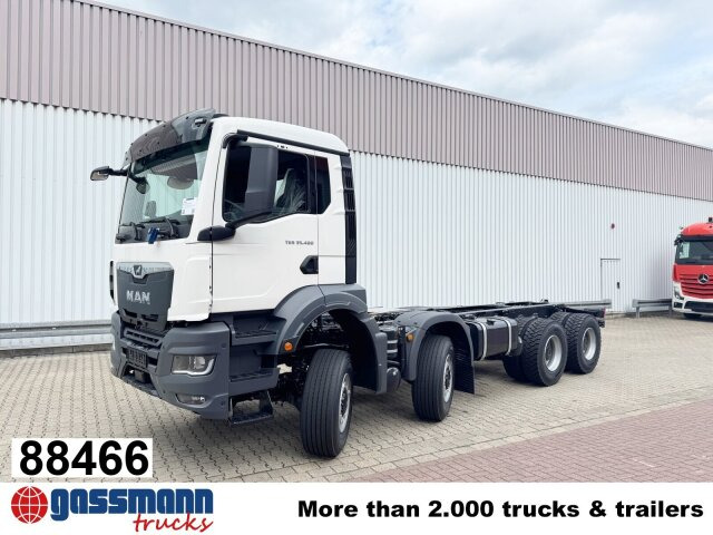 MAN TGS 35.480 8x8 BB CH, Hohe Bauart, Nebenantrieb - Шаси кабина: снимка 1 MAN TGS 35.480 8x8 BB CH, Hohe Bauart, Nebenantrieb - Шаси кабина: снимка 1