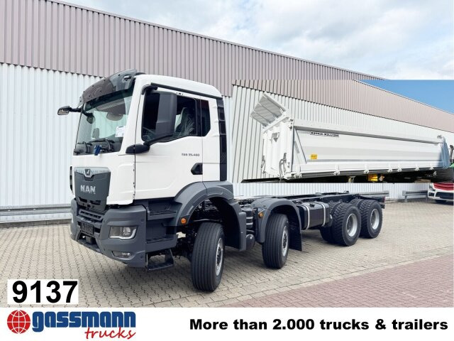 MAN TGS 35.480 8x8 BB CH, Hohe Bauart, Nebenantrieb - Самосвал камион: снимка 1 MAN TGS 35.480 8x8 BB CH, Hohe Bauart, Nebenantrieb - Самосвал камион: снимка 1