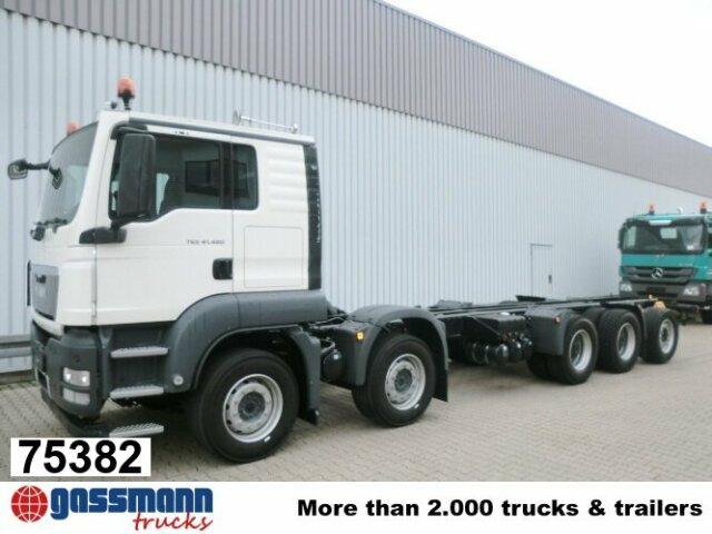 MAN TGS 50.480BB 10x4 Retarder, 3-f.NA - Шаси кабина: снимка 1 MAN TGS 50.480BB 10x4 Retarder, 3-f.NA - Шаси кабина: снимка 1