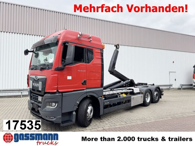 MAN TGX 26.470 6X2-4 BL, VDL 21-S 6200 Abrollkipper - Мултилифт с кука камион: снимка 1 MAN TGX 26.470 6X2-4 BL, VDL 21-S 6200 Abrollkipper - Мултилифт с кука камион: снимка 1