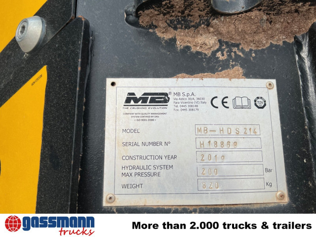 MB-HDS 214 Schaufelseperator - Кофа за Строителна техника: снимка 5 MB-HDS 214 Schaufelseperator - Кофа за Строителна техника: снимка 5