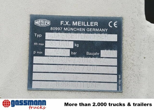 Meiller MEILLER 3-S-Kippaufbau 4-Achs Länge:5.700 ca. - Самосвална надстройка: снимка 3 Meiller MEILLER 3-S-Kippaufbau 4-Achs Länge:5.700 ca. - Самосвална надстройка: снимка 3