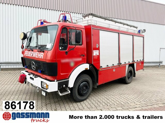 Mercedes-Benz 1219 AF 4x4, Rüstwagen, Seilwinde, - Пожарна кола: снимка 1 Mercedes-Benz 1219 AF 4x4, Rüstwagen, Seilwinde, - Пожарна кола: снимка 1